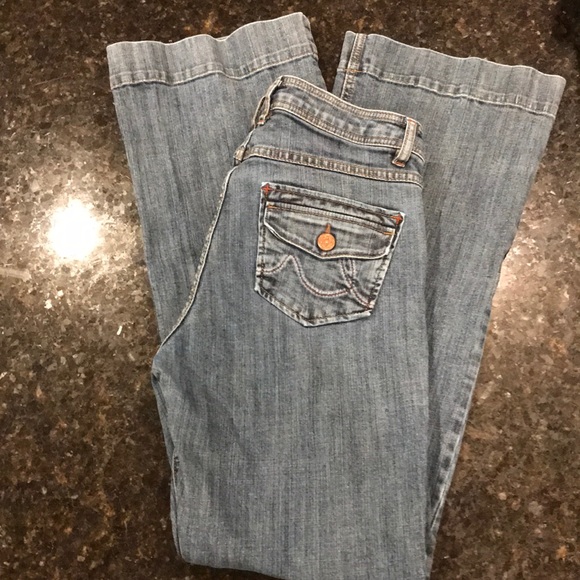 CAbi wide leg trouser jeans size 10 x 32 - Picture 2 of 9